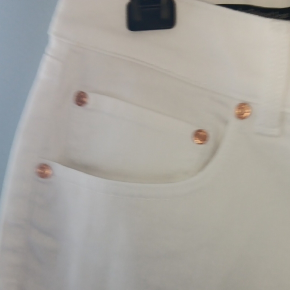 Talbots Cream Jeans with Copper Accents - Picture 6 of 10
